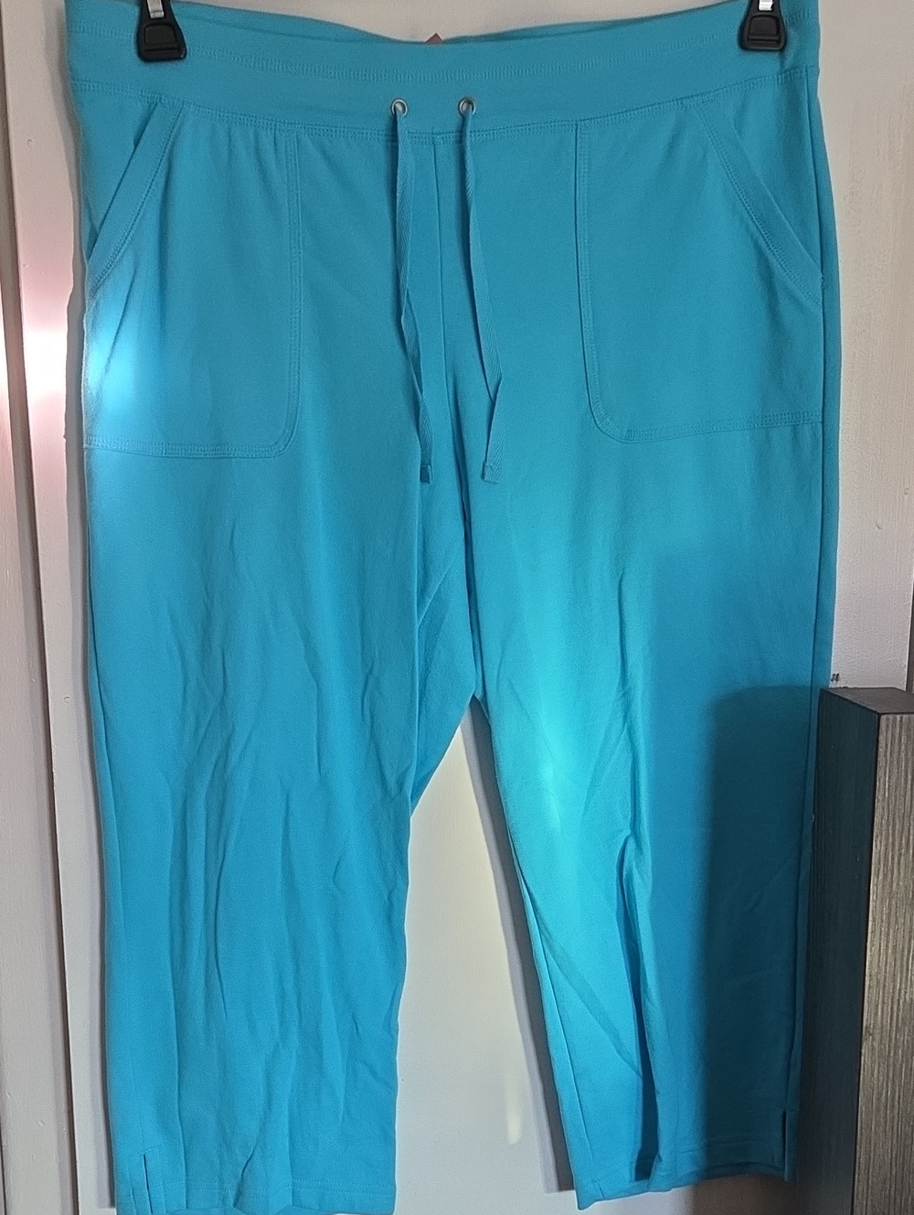 White Stag Turquoise Drawstring Jogger Pants